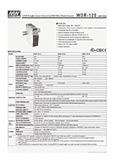 DataSheet WDR-120-12 pdf